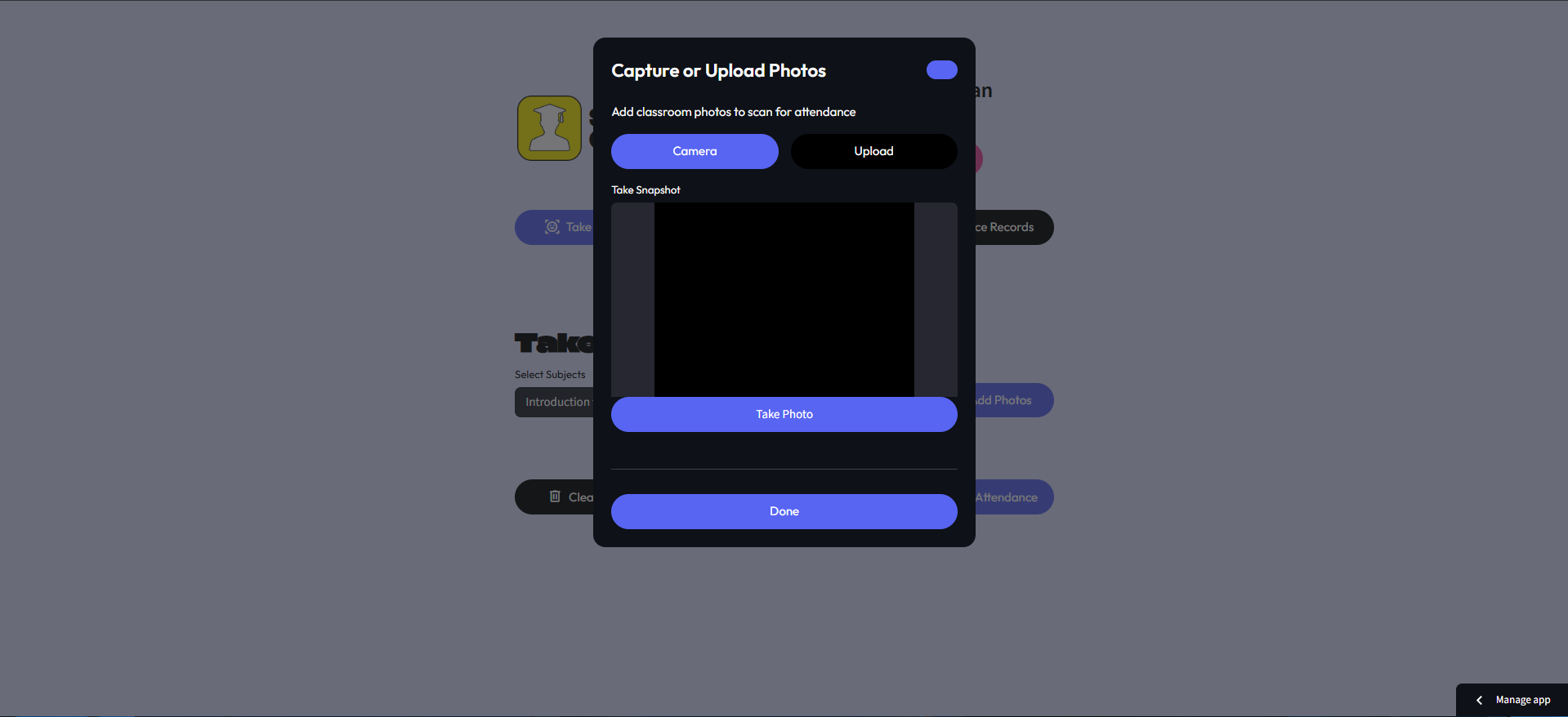 AI Photo Attendance